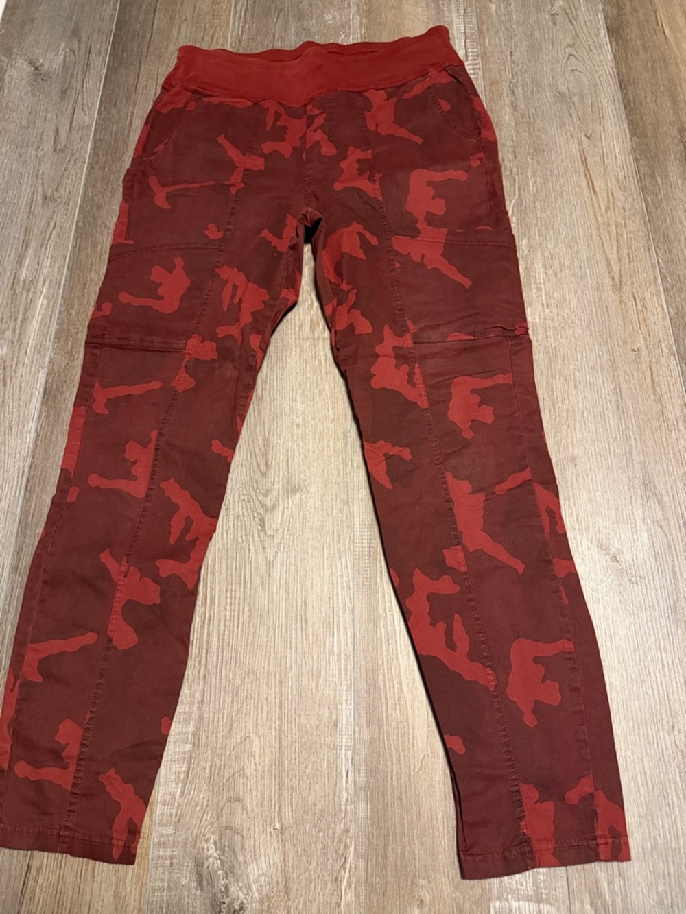 Wearables Red Camo Jogger Pants